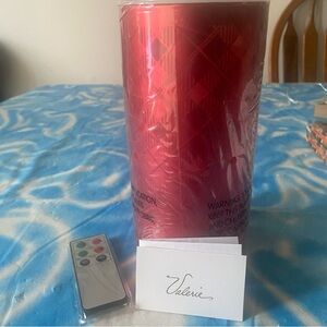 Valerie Parr Hill Red Spa‎ Candle New openbox to take picture